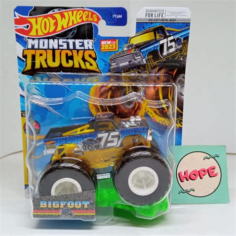 Jual Hot Wheels Monster Trucks Skala Bigfoot Original Mattel Shopee Indonesia