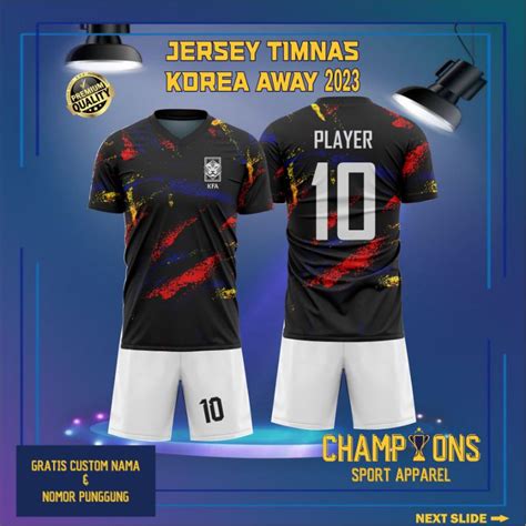 Jual Jersey TIMNAS KOREA SELATAN AWAY 2023 Jersey Piala Dunia Qatar