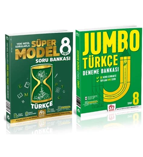 MODEL EĞİTİM YAYINLARI 8 Sınıf Türkçe Süper Model Soru Bankası Jumbo