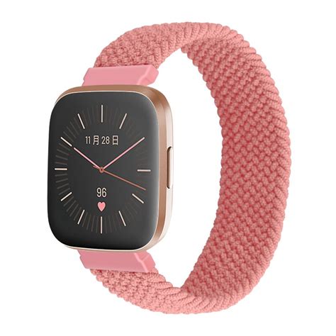 Urrem Nylon Lyserød L Fitbit Versa Versa 2 Elgiganten