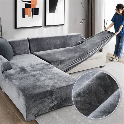 Kup 1 2 3 4 osobowa narożna sofa w kształcie litery L pogrubienie