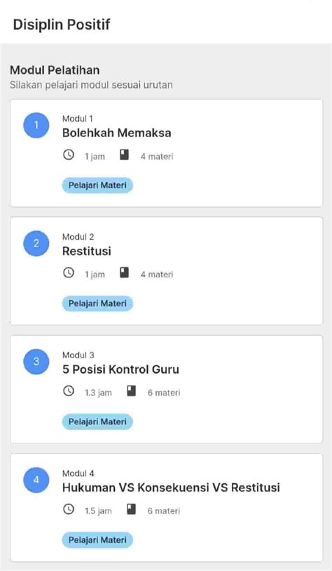 Kunci Jawaban Modul 4 Post Test Hukuman Vs Konsekuensi Vs Restitusi