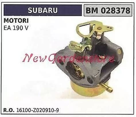 CARBURATEUR A CUVE Subaru Tondeuse à Gazon Tondeuse EA 190V 028378 EUR