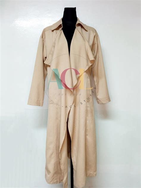 Rosebud Nude Open Long Trenchcoat For Women From Japan Women S Fashion