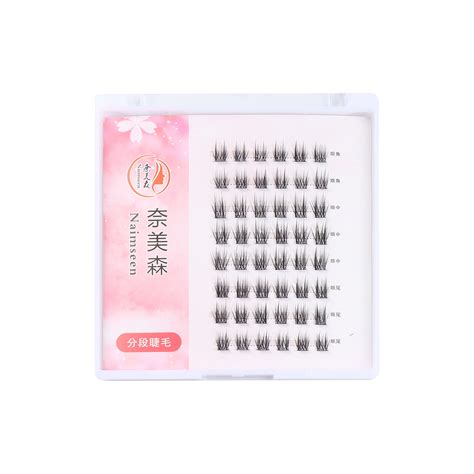 Thin Stem Natural Curl Comic Thick Single Tuft Hot Melted False Eyelashes Lengthen Eyelashes
