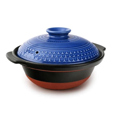 Buy Hinomaru Collection Authentic Japanese Donable Earthernware Hot Pot Casserole Banko Claypot