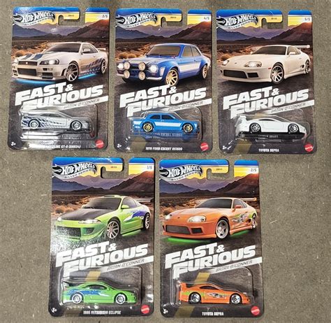 X Hot Wheels Zestaw Silver Series Fast Furious Brian O Conner