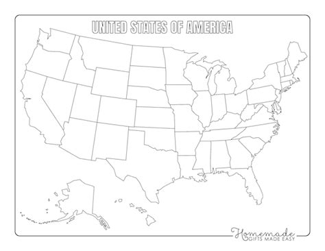 printable blank  map