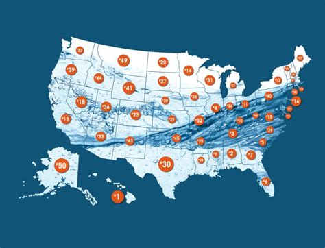 Best Tap Water In The Us Water Quality By State Ranked From 1 50