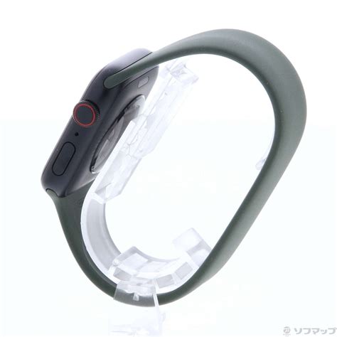 中古Apple Watch SE 第2世代 GPS Cellular 44mm ミッドナイトアルミニウムケース サイプレスソロループ