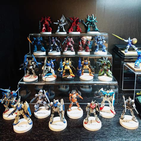 My 1/400 Mini Figure Select collection : r/Gundam