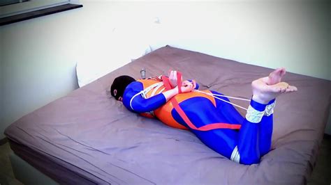 Self Bondage Hogtie Fail In Blue And Orange Free Sex Video RedTube