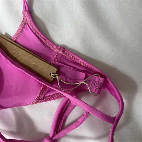 SKIMS Bikini Set Neon Orchid Signature Depop