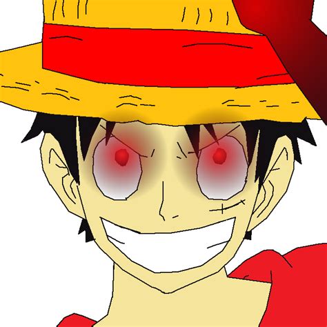 Pixilart - Monkey.D Luffy haki king by foxcatpg2