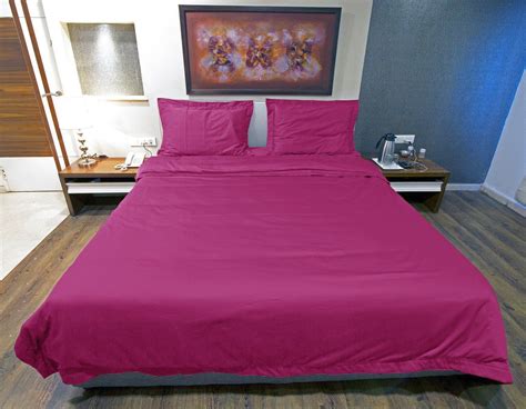 Hot Pink Duvet Cover Set Solid Comfy Sateen Duvet Cover Sets Purple Duvet Purple Duvet Cover