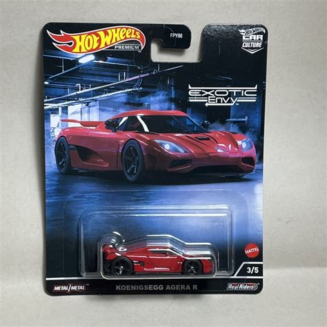 風火輪 Hot Wheels 汽車文化 膠胎 EXOTIC ENVY 科尼賽克 KOENIGSEGG AGERA R 蝦皮購物