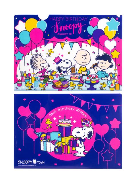 2023年7月22日土発売予定スヌーピータウンショップ Snoopy誕生祭2023「happy Birthday Snoopy