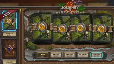 Hearthstone Greater Crater Promotion for Journey to Un'goro packs now live