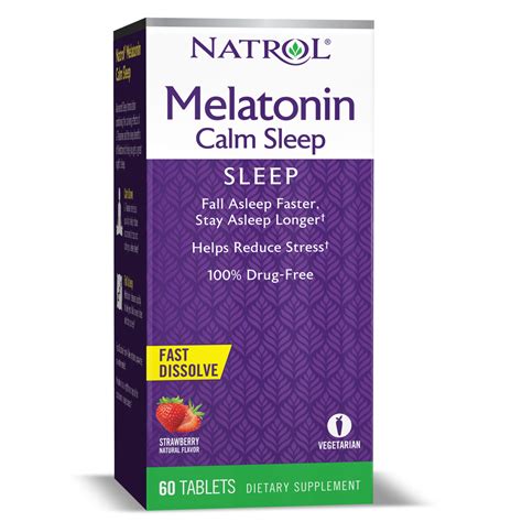 Melatonin Calm Sleep Fast Dissolve Tablets Natrol®