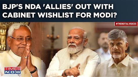 Bjp Gets Wishlist From Nda Allies Jdu Tdp Shiv Sena Have High Hopes