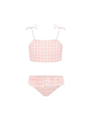 Skyeandstaghorn Banjo Bikini Set Blush Gingham Autumn