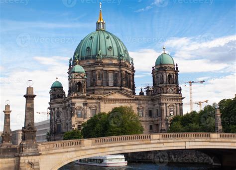 beautiful big old cathedral building in berlin germany. 17622735 Stock