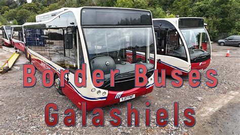 Border Buses Galashiels Scotland Videos By Drone Grey Arrows Drone