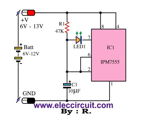 Микросхема 7555 схема включения