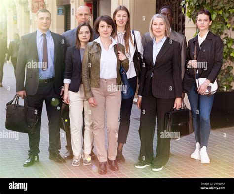 Group of happy colleagues Stock Photo - Alamy