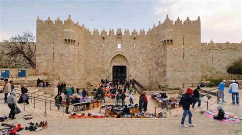 Damascus Gate Editorial Image Image Of Ancient Landmarks 25935305