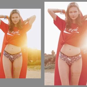 Scarlet Boudoir Photoshop Actions Sexy Red Acr Preset Nude Woman Filter Portrait And