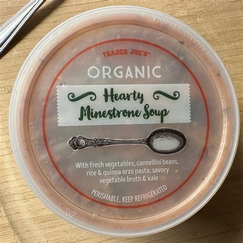 Trader Joe S Organic Hearty Minestrone Soup Reviews Abillion