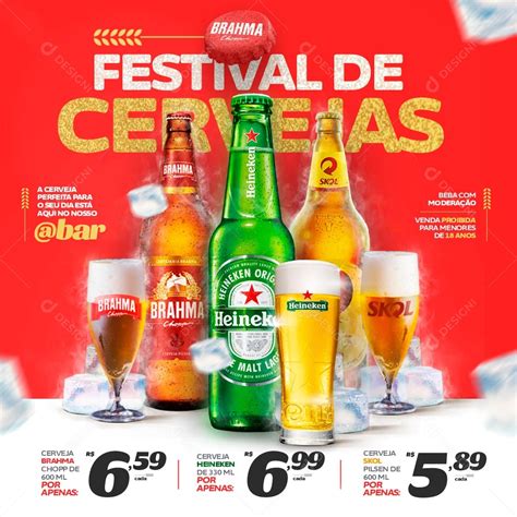 Festival De Cervejas Venha Conferir Social Media Psd Editável [download