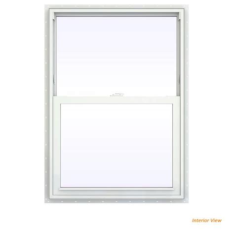 Ply Gem 35 5 In X 59 5 In Single Hung Vinyl Window White 510 The Home Depot