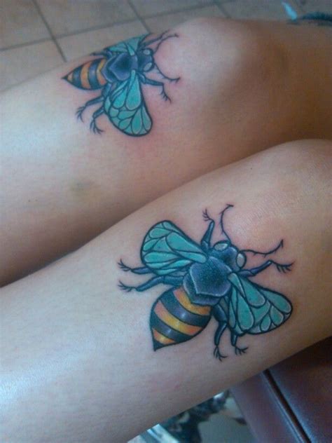 Bee S Knees Tattoo By Jason Begay Knee Tattoo Tattoos Bees Knees