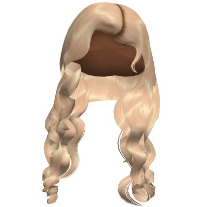 Wispy Curly Lush Side Part Blonde Roblox