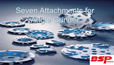 Seven Attachments for Angle Grinder - BSP Tools