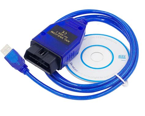 Автосканер Универсальный диагностический кабель K-Line VAGCOM KKL 409.1 ...