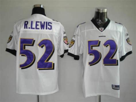 Ravens 52 Ray Lewis White Stitched Nfl Jersey