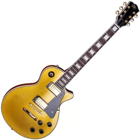 Guitarra El Ctrica Sx Eh Gd Les Paul De Caoba Gold Top Mercadolibre