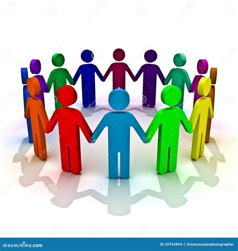 Groupe De Personnes Illustration Stock Illustration Du Collectif