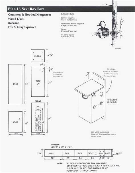 Printable Wood Duck House Plans Blog Archive Wood Duck Box Plans