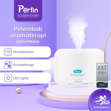 Jual Perfin Phma Humidifier Diffuser Aromaterapi Dengan Remote