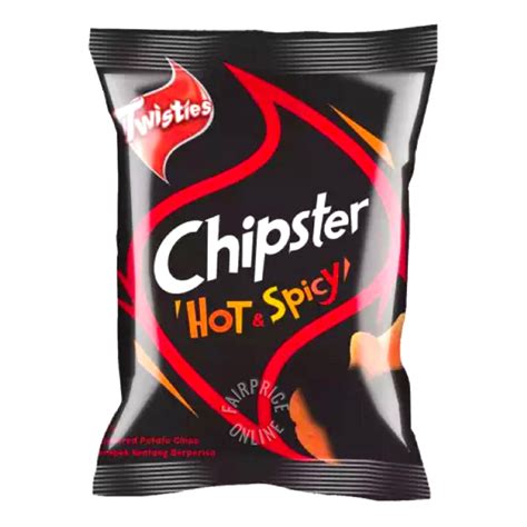 Twisties Chipster Potato Chips Hot Spicy NTUC FairPrice