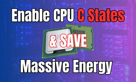 enable cpu  states  massive power savings   home server