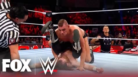 Gunther Shows No Mercy And Defeats Sami Zayn WWE On FOX YouTube