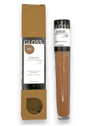 Gloss Labial Intense Nude Escuro Ml Matriz Natural Cosm Ticos Naturais E Org Nicos
