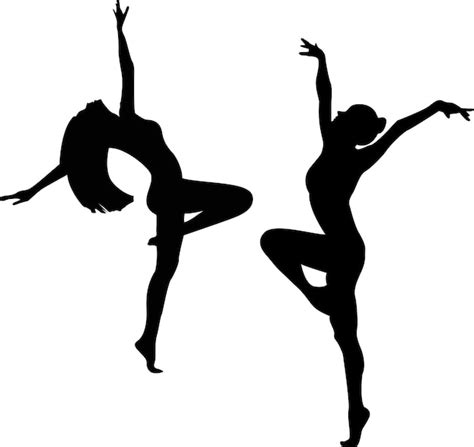 Premium Vector | Ballet dancer silhouette