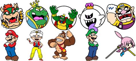 Mario Villains By Ruensor On Deviantart