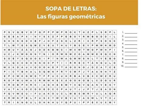 Sopa De Letras De Las Figuras Geometricas Brainly Lat The Best Porn